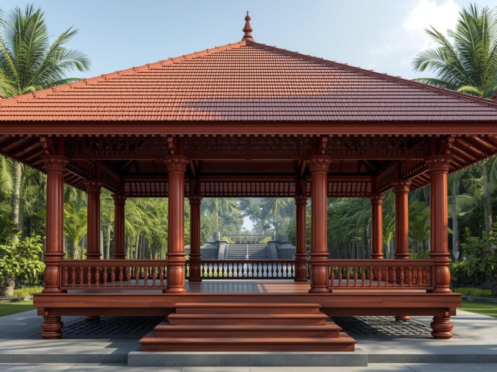 gazebo kayu glugu ukiran jepara