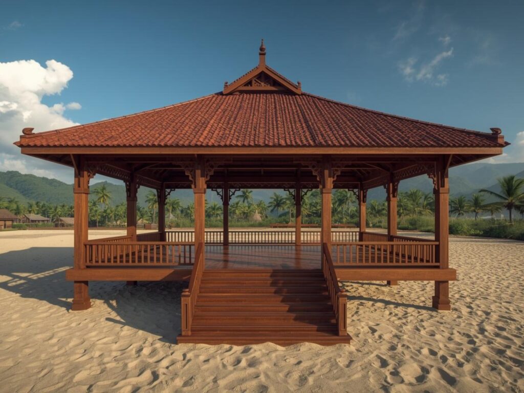 home industry gazebo kayu glugu