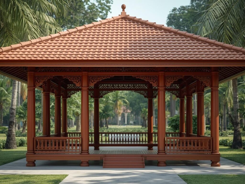 gazebo glugu untuk homestay malang